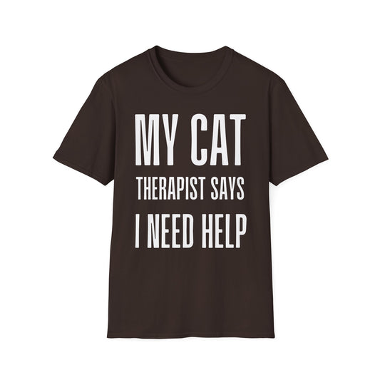 Cat Therapist T-Shirt